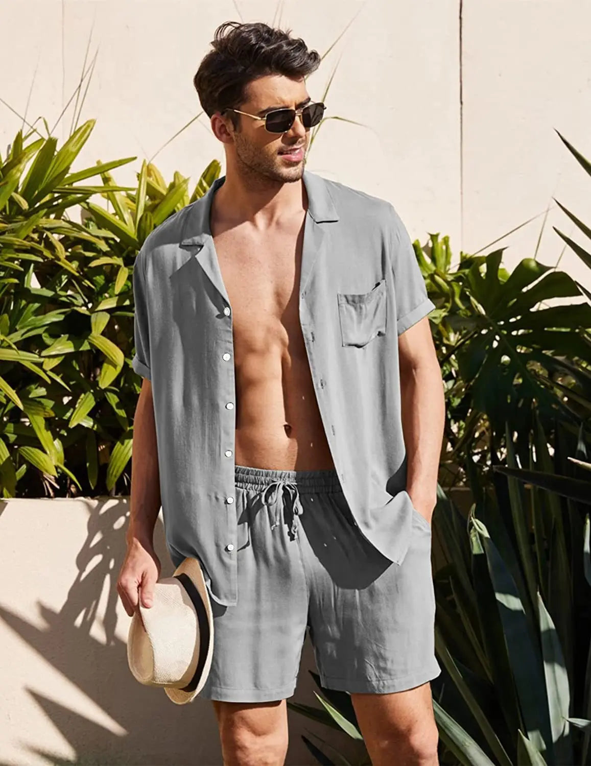Old Money Linen Combo (Shorts)