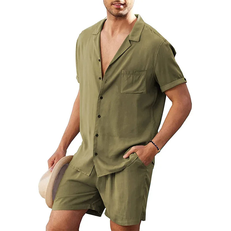 Old Money Linen Combo (Shorts)